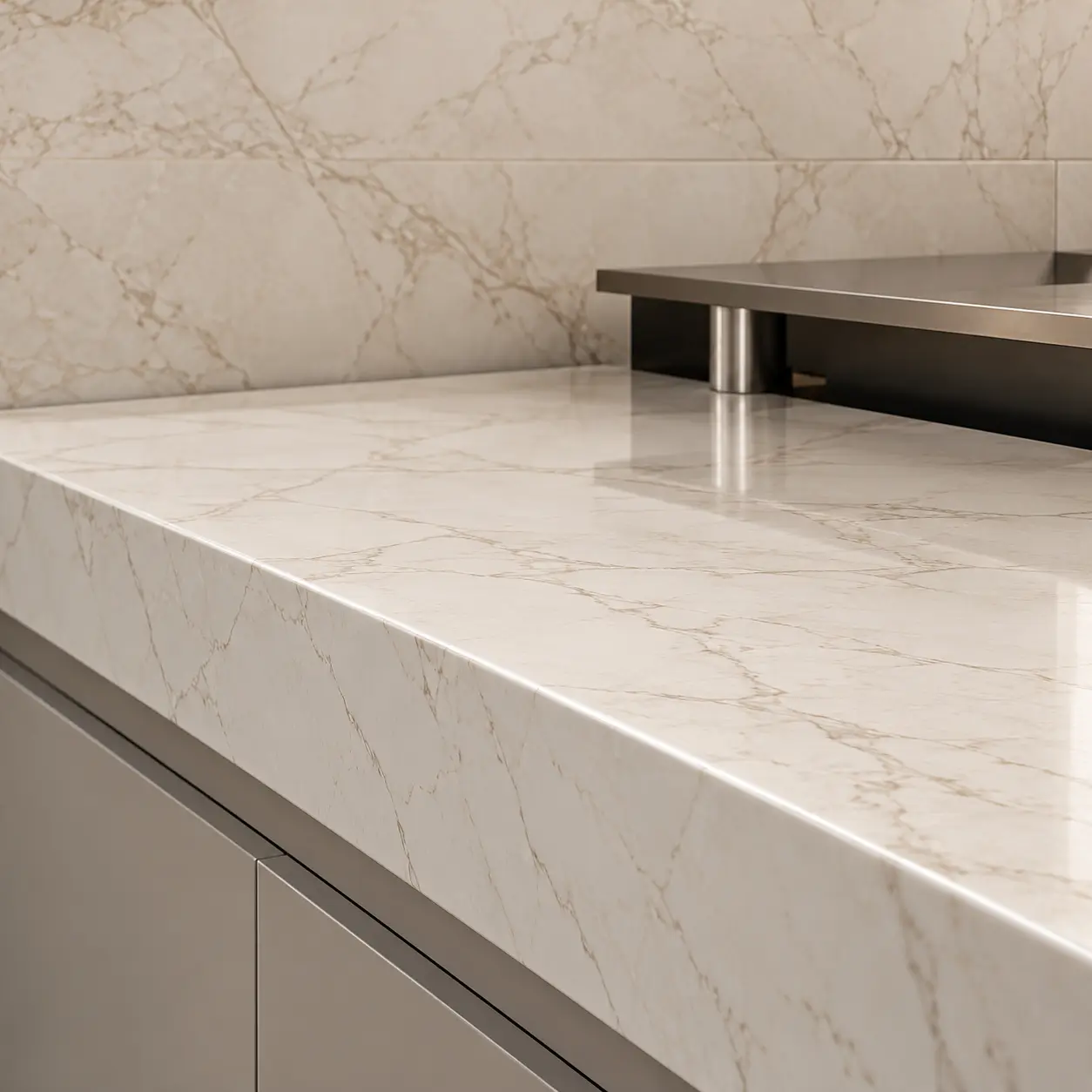 Quartz Worktop White 20mm
